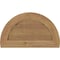 Ekena Millwork Half Round Gable Vent Western Red Cedar Gable Vent w/Decorative Face Frame, 34"W x 17"H GVWHR34X1702SDUWR - alternate 4